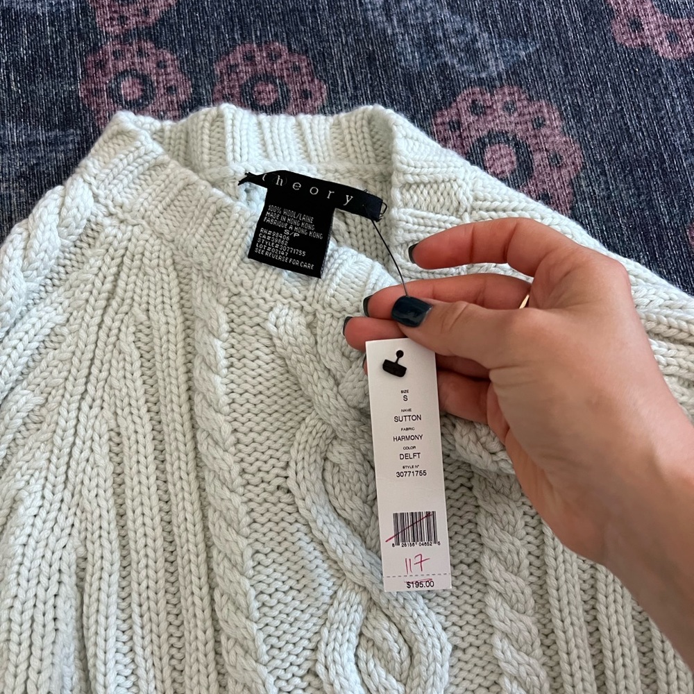 Theory Cable Knit Sweater - Picture 2 of 3